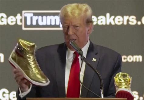 fake trump shoes|Donald Trump launches own.